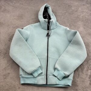 For Horses Italy JILL Hoodie Womens S Blue Full Zip Thermal Equestrian Riding